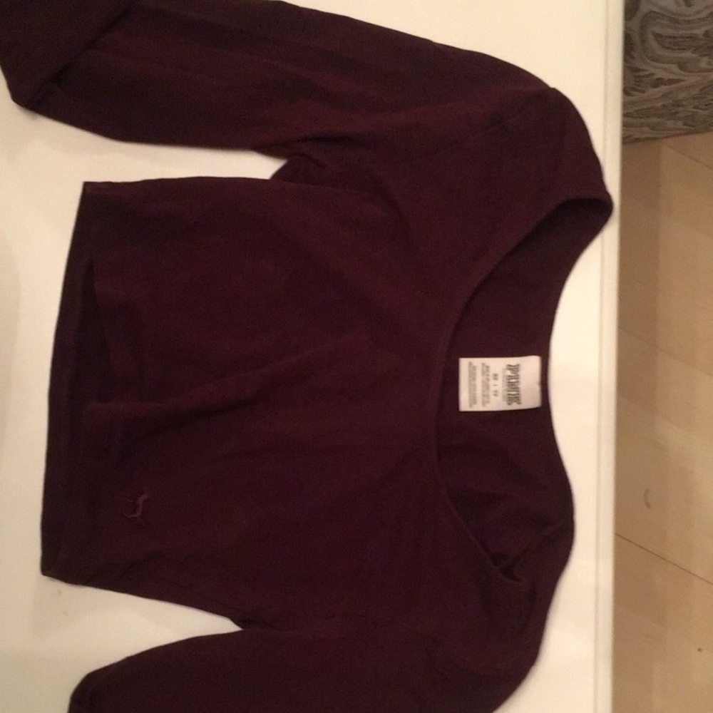 Long sleeve crop top